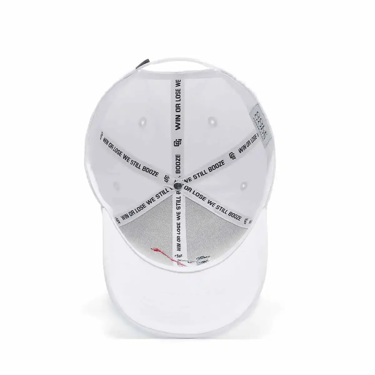 Mad Slicer White SnapBack Golf Hat - Curved Brim