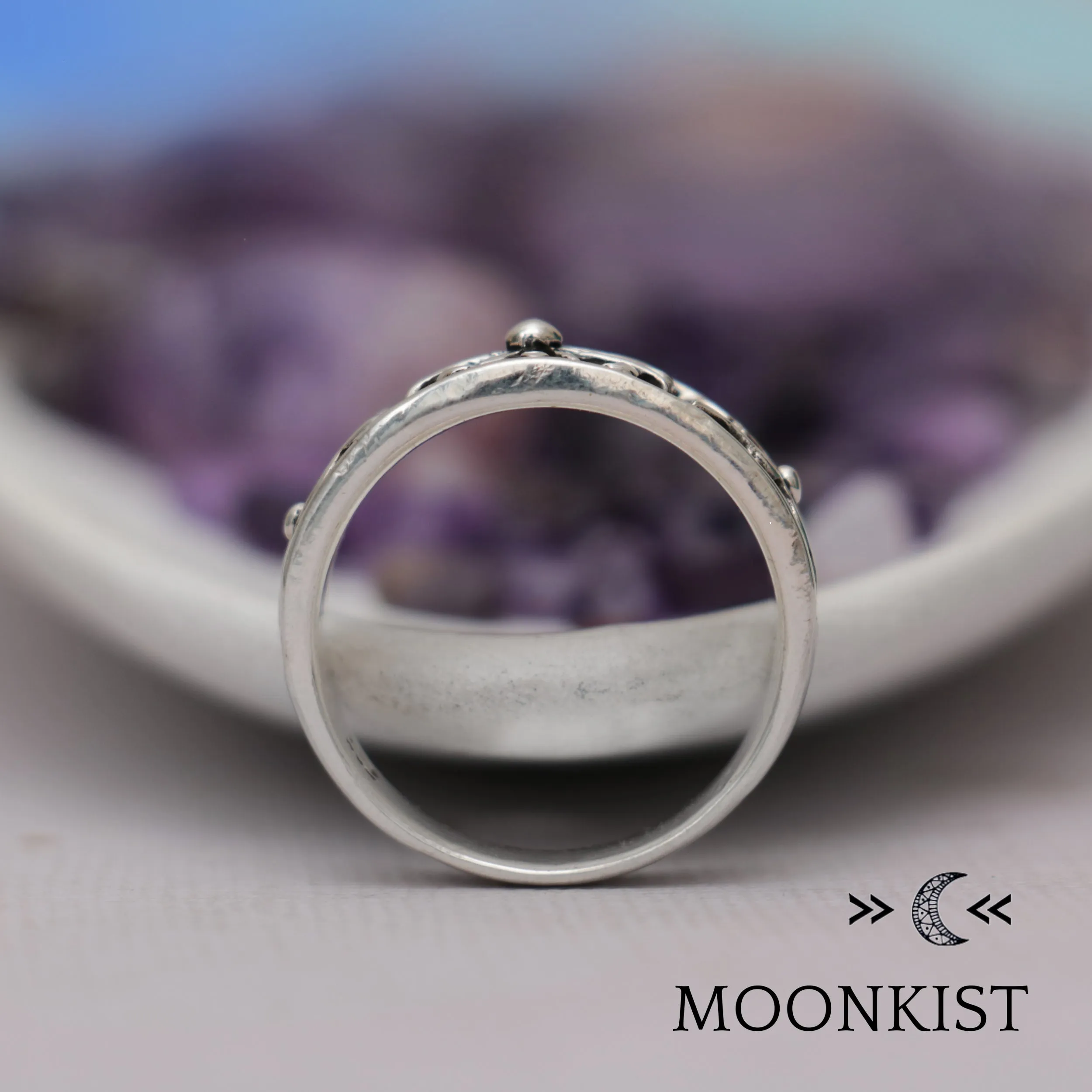 Medieval Cross Wedding Band for Men | Moonkist Designs