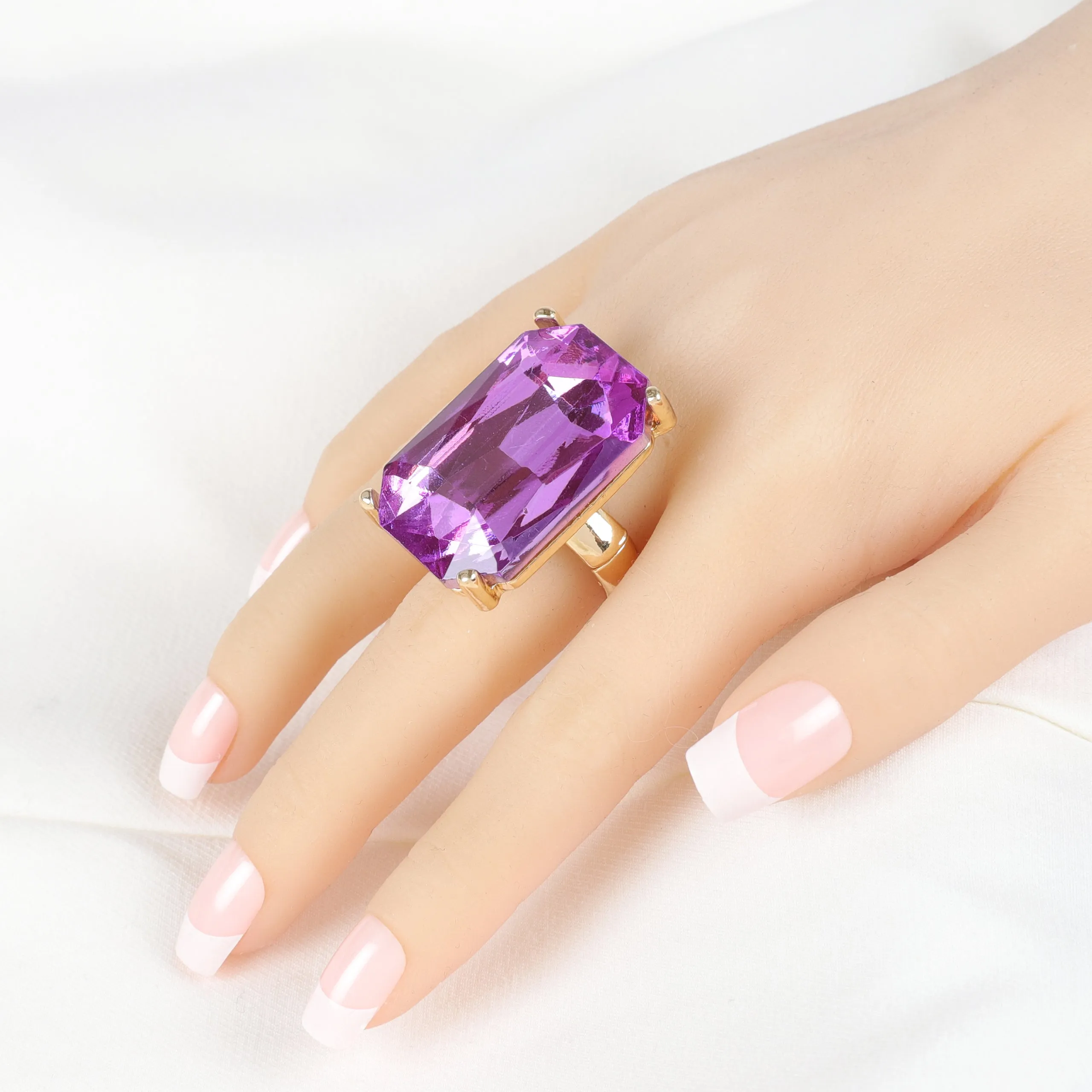 Milana Statement Rhinestone Gem Ring