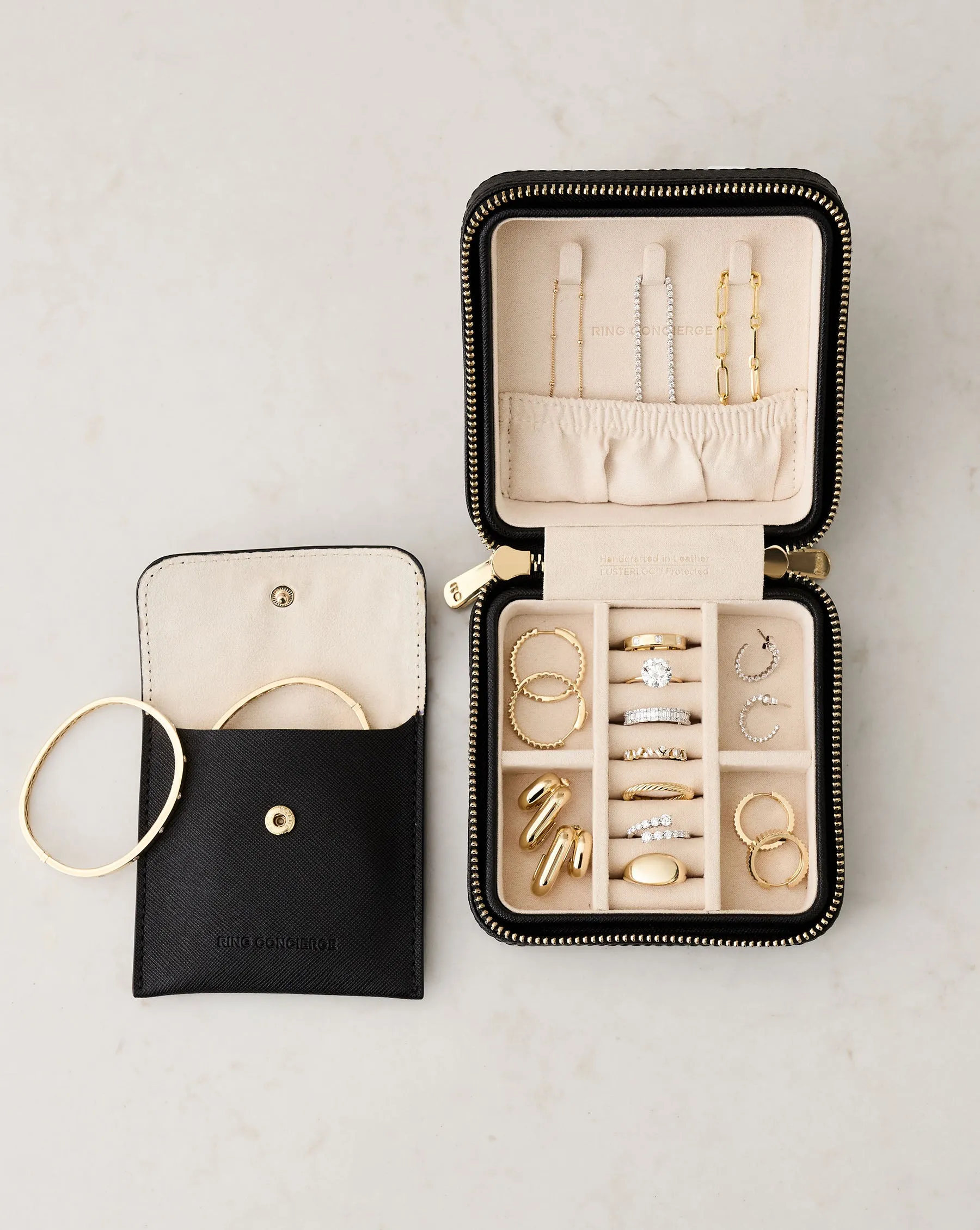 Mini Leather Jewelry Case