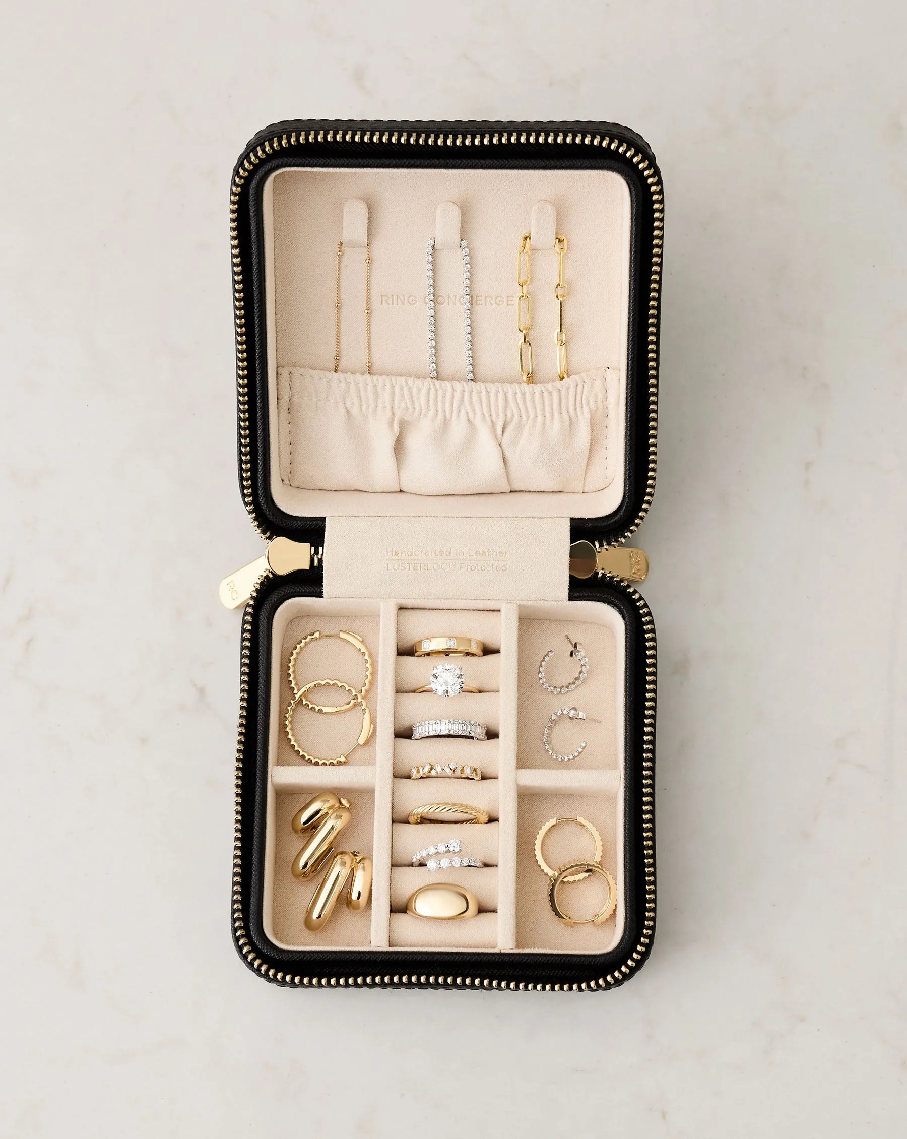 Mini Leather Jewelry Case