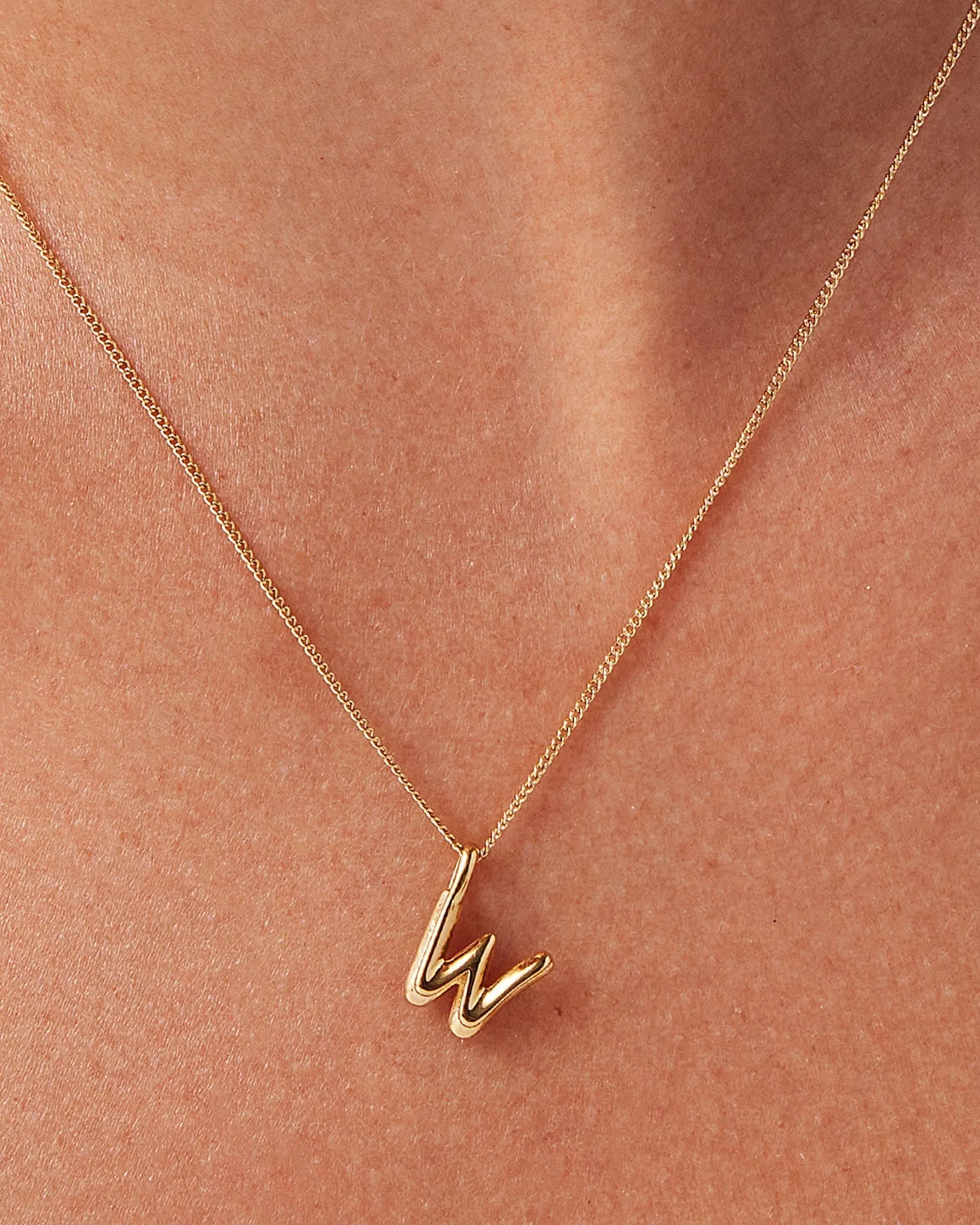 Monogram Necklace - W