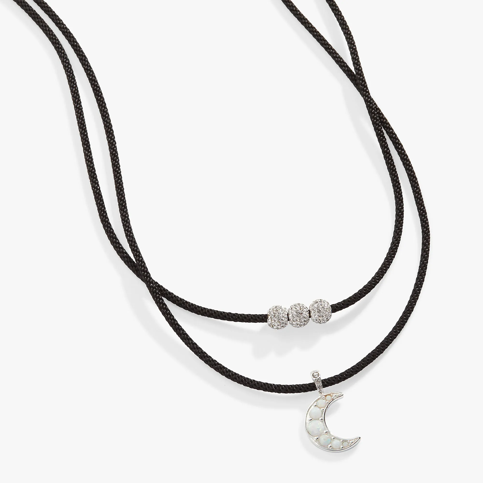 Moon   Crystal Adjustable Choker Necklace