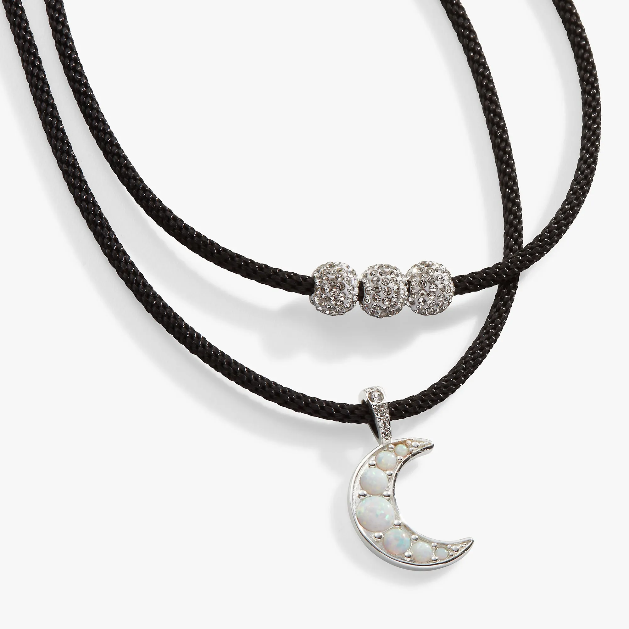 Moon   Crystal Adjustable Choker Necklace