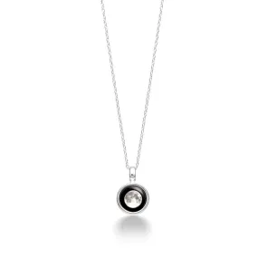 Moonglow Skylight Necklace in Silver