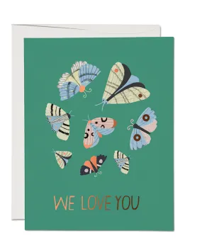 Moth Magic We Love You Notecard