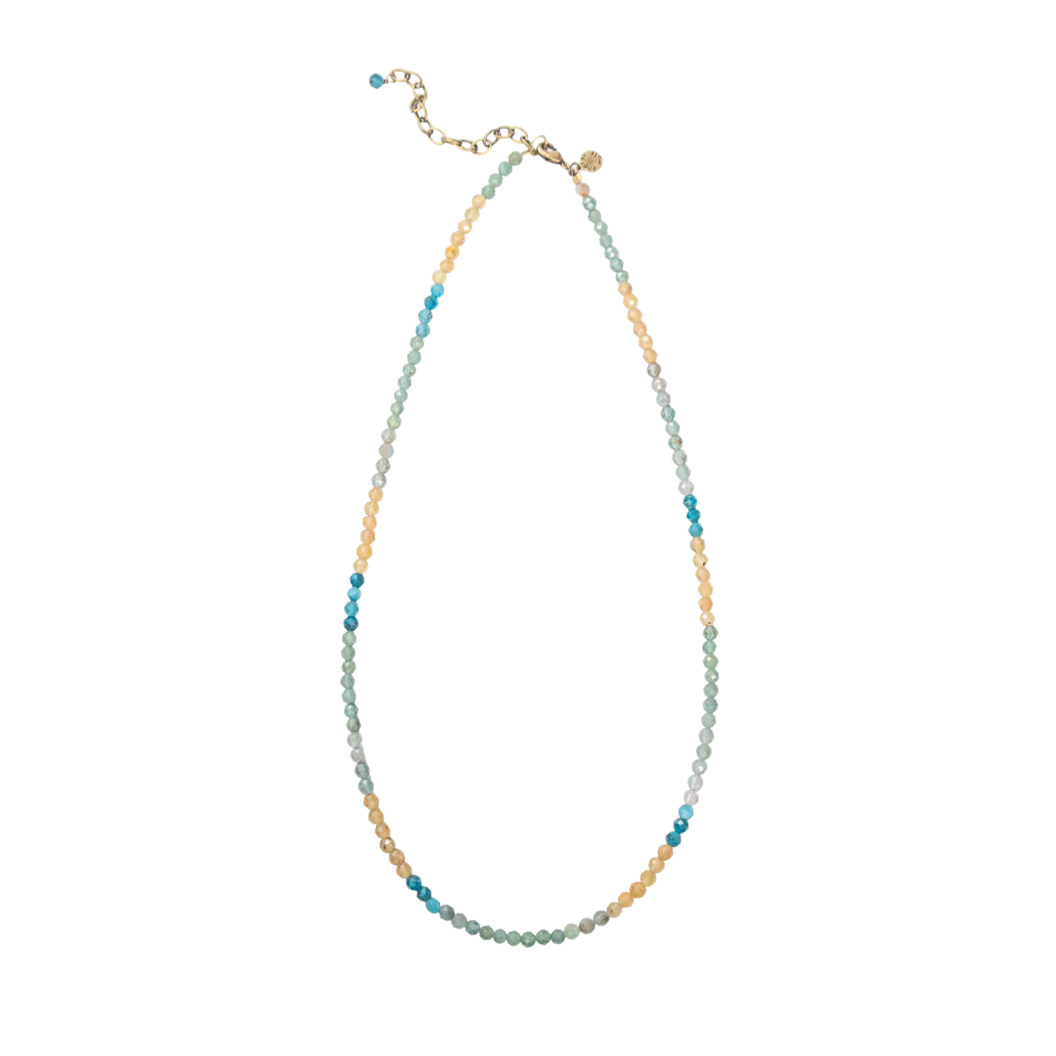 Multicolored Apatite Convertible Bracelet-Necklace