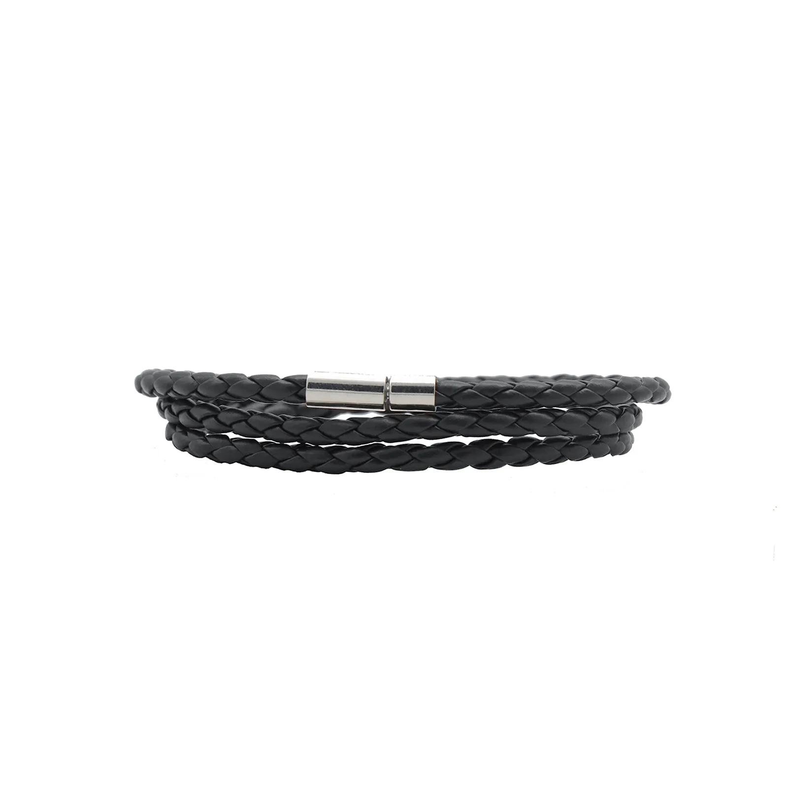 Noir Black Nato Men's Watch Bracelet Stack