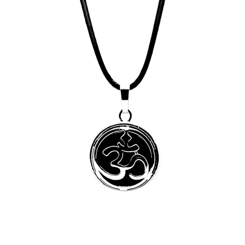 OM Obsidian Necklace