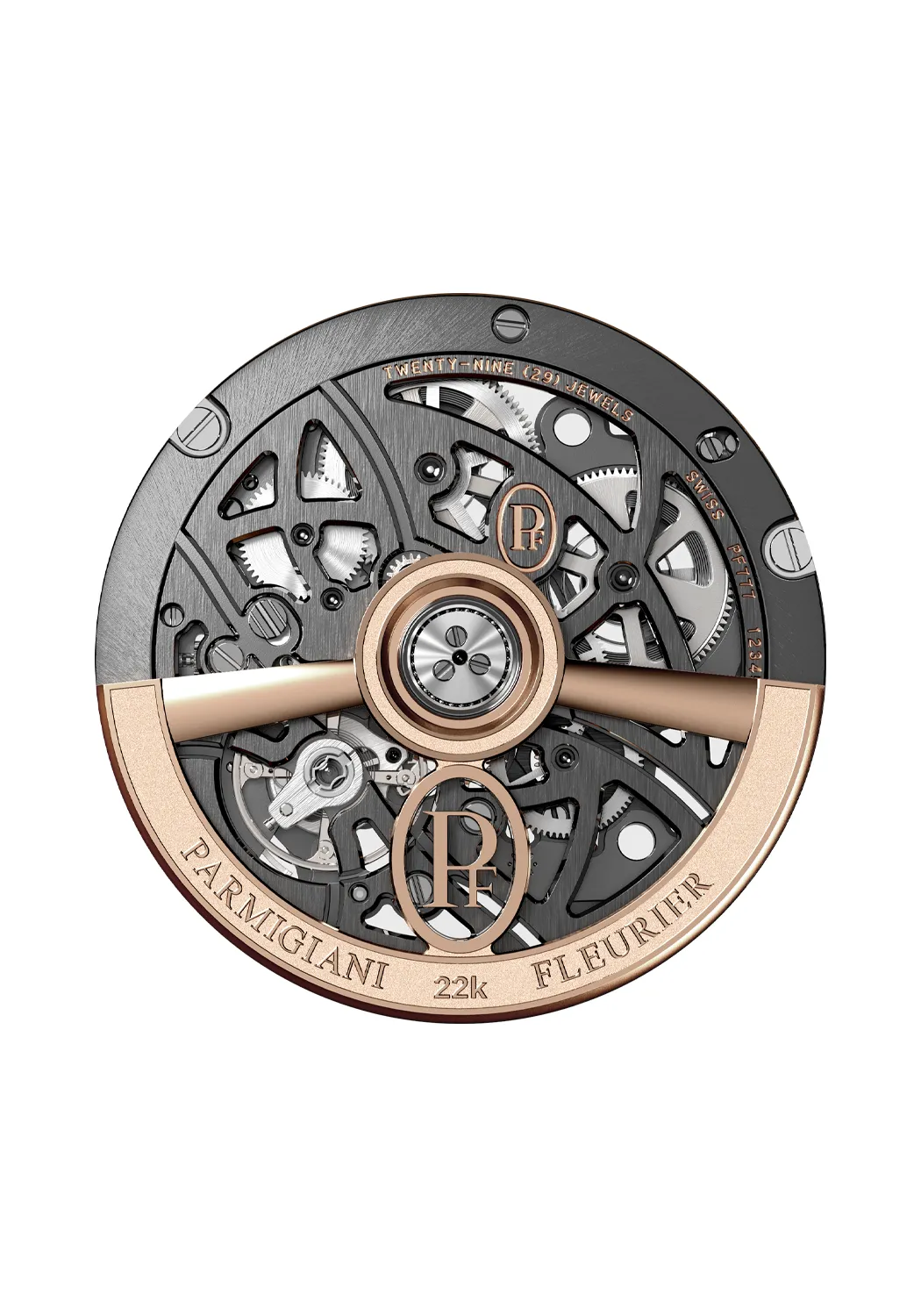 Parmigiani Fleurier Tonda PF Skeleton Rose Gold Graphite