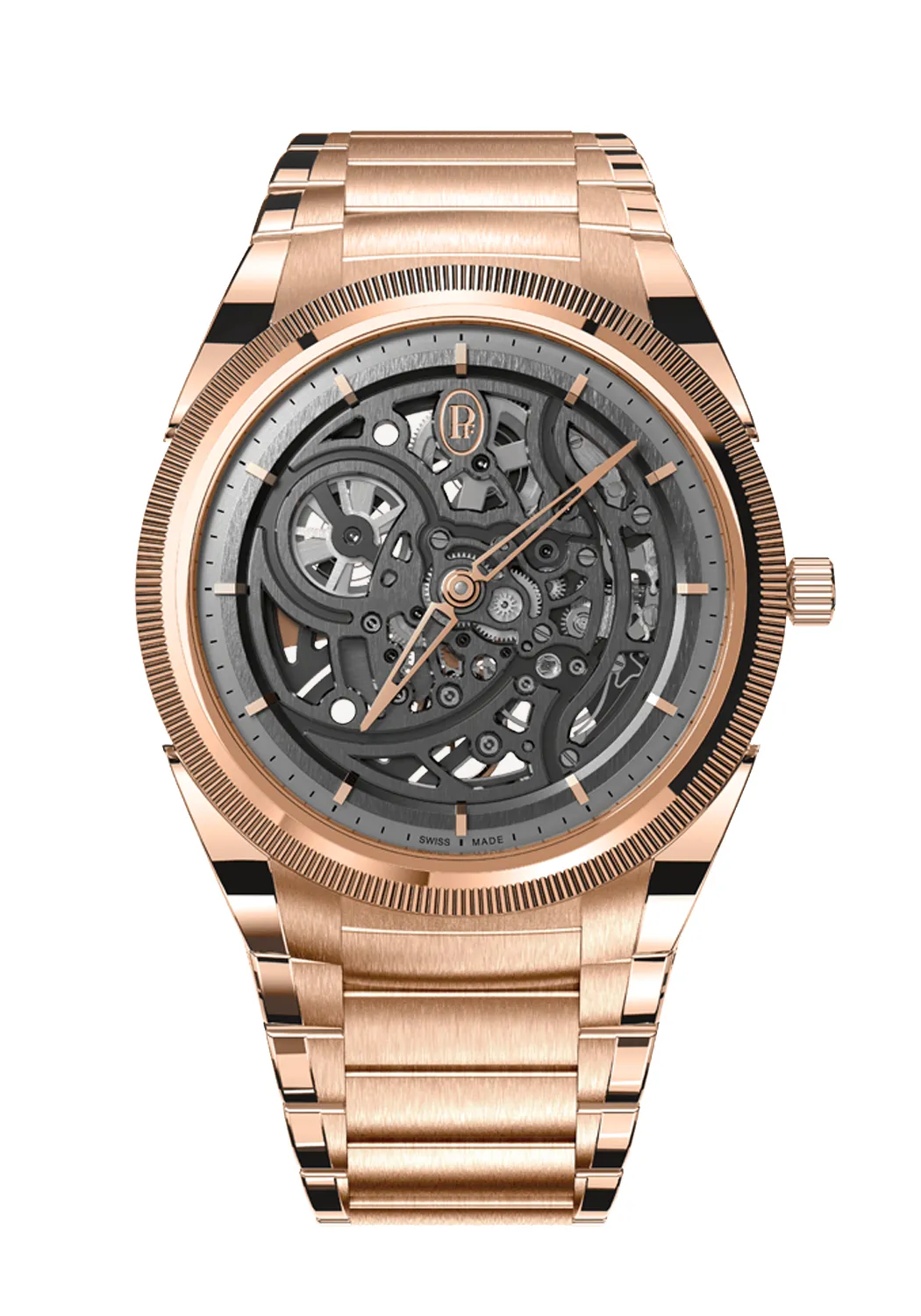 Parmigiani Fleurier Tonda PF Skeleton Rose Gold Graphite