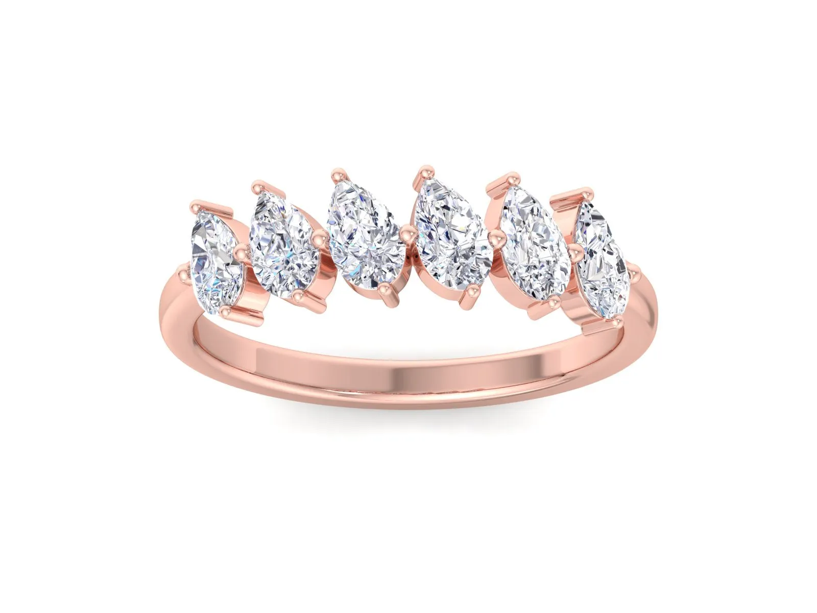 Pear Diamond Wedding Ring