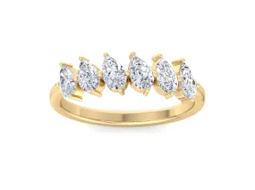 Pear Diamond Wedding Ring