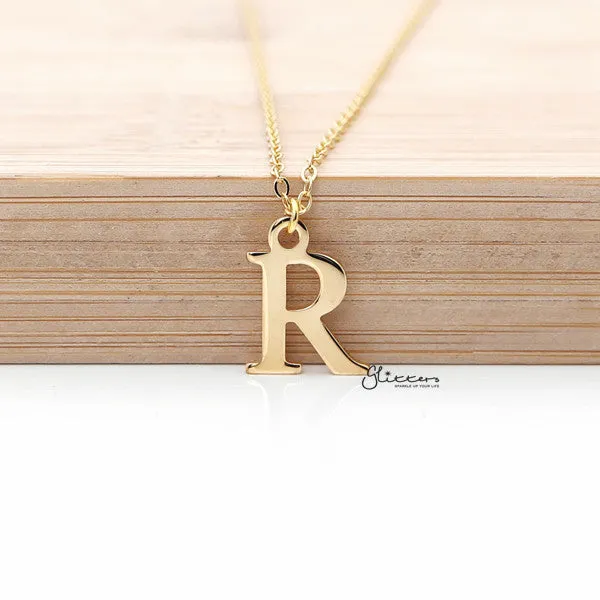 Personalised Sterling Silver Alphabet Necklace - Font C