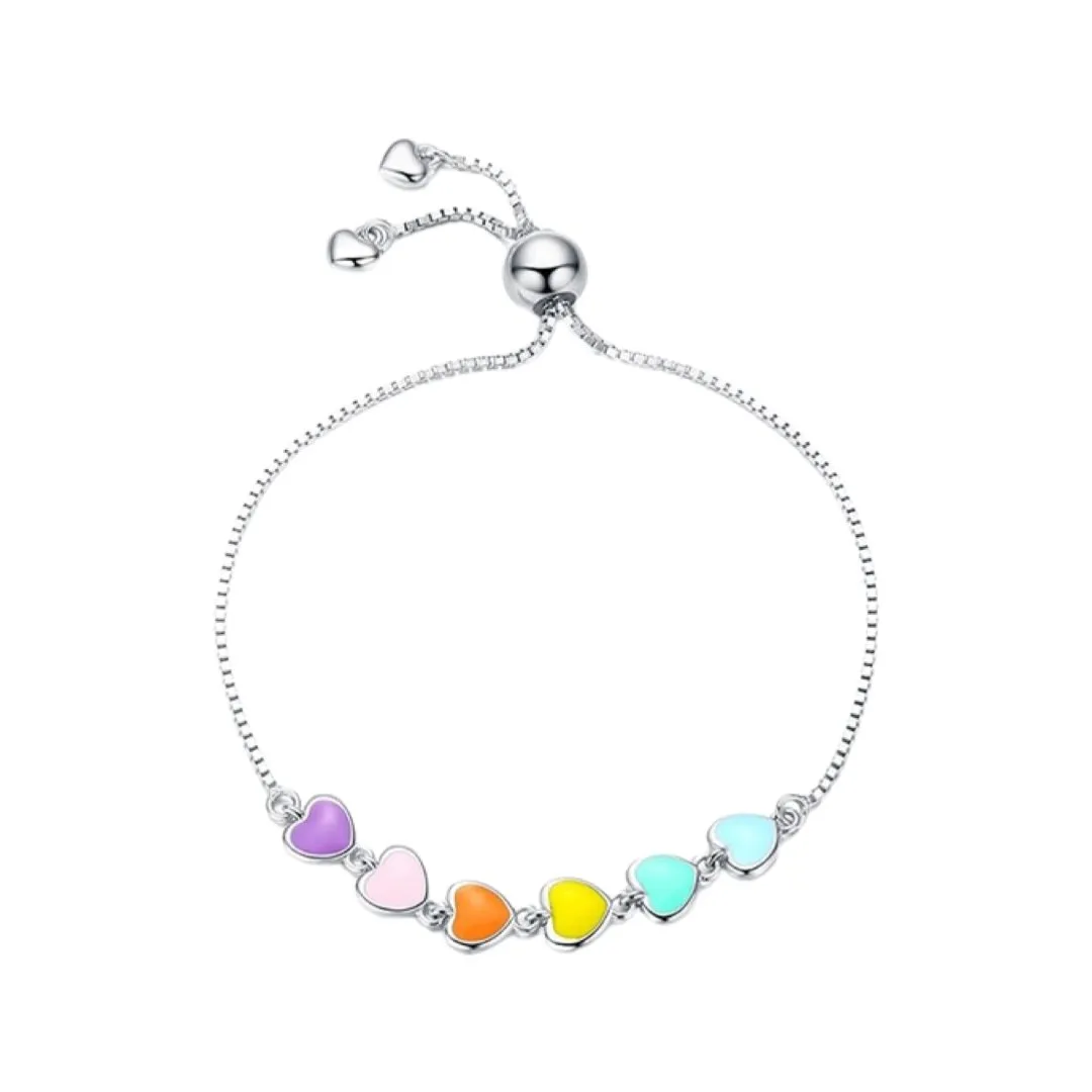 RAINBOW HEARTS BRACELET