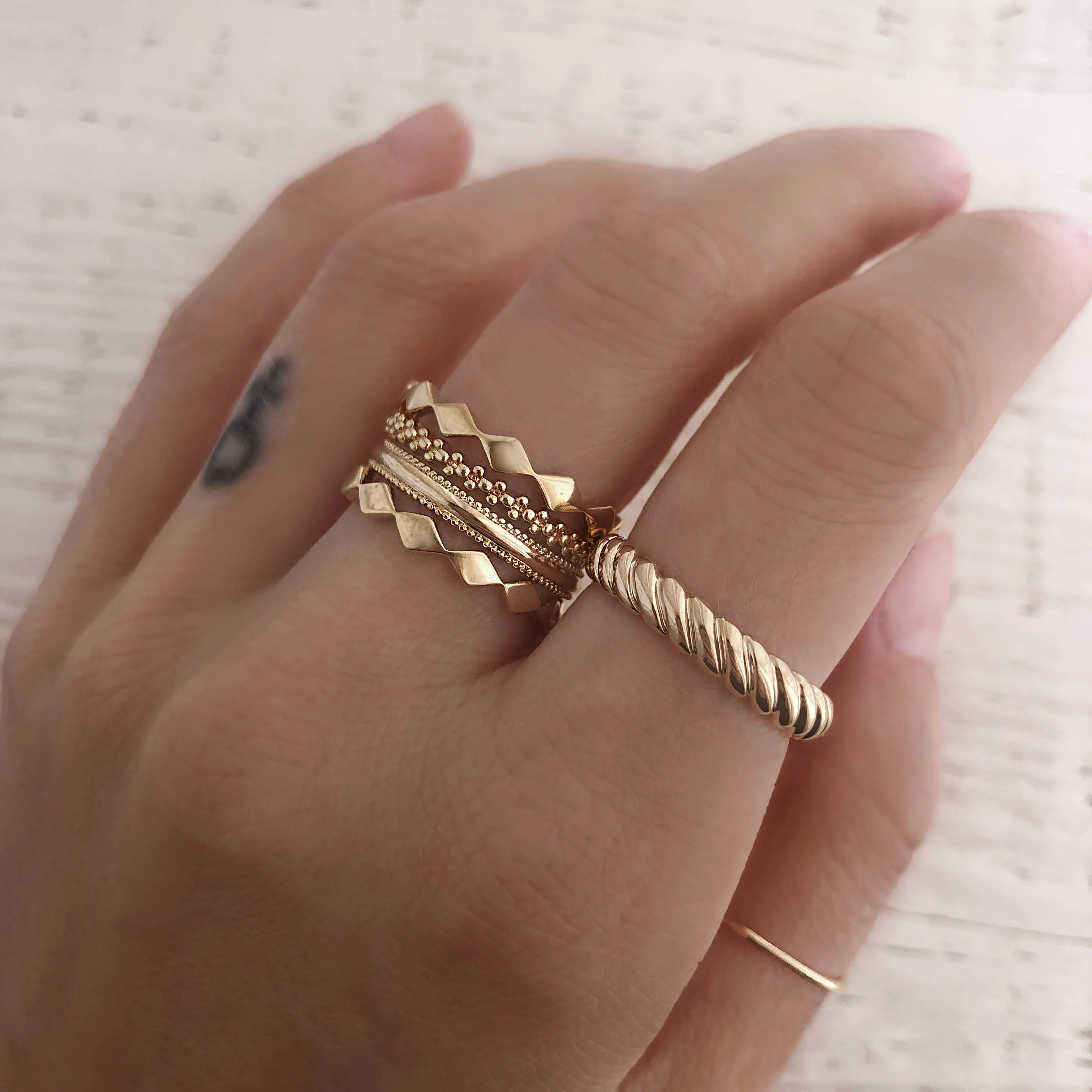 Reese - Braid Band Ring