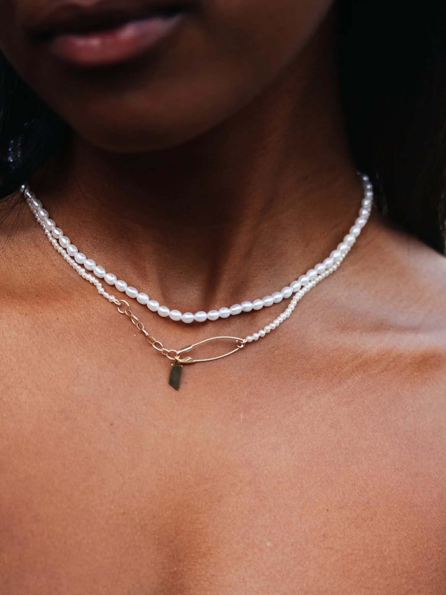 Rice Pearl Choker