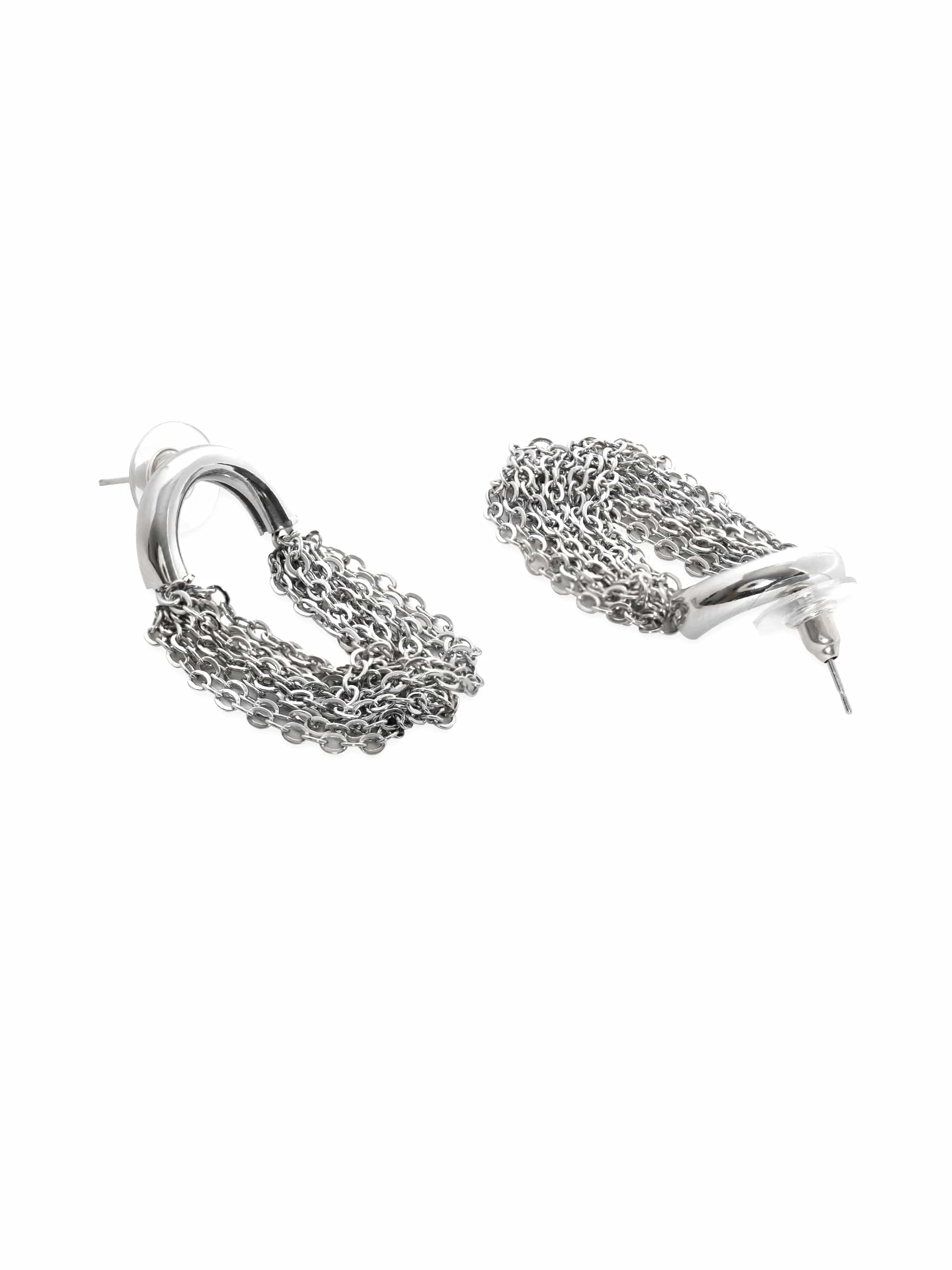 Rubans Voguish Rhodium plated Stainless Steel Waterproof dainty danglers Tarnish free  Earrings