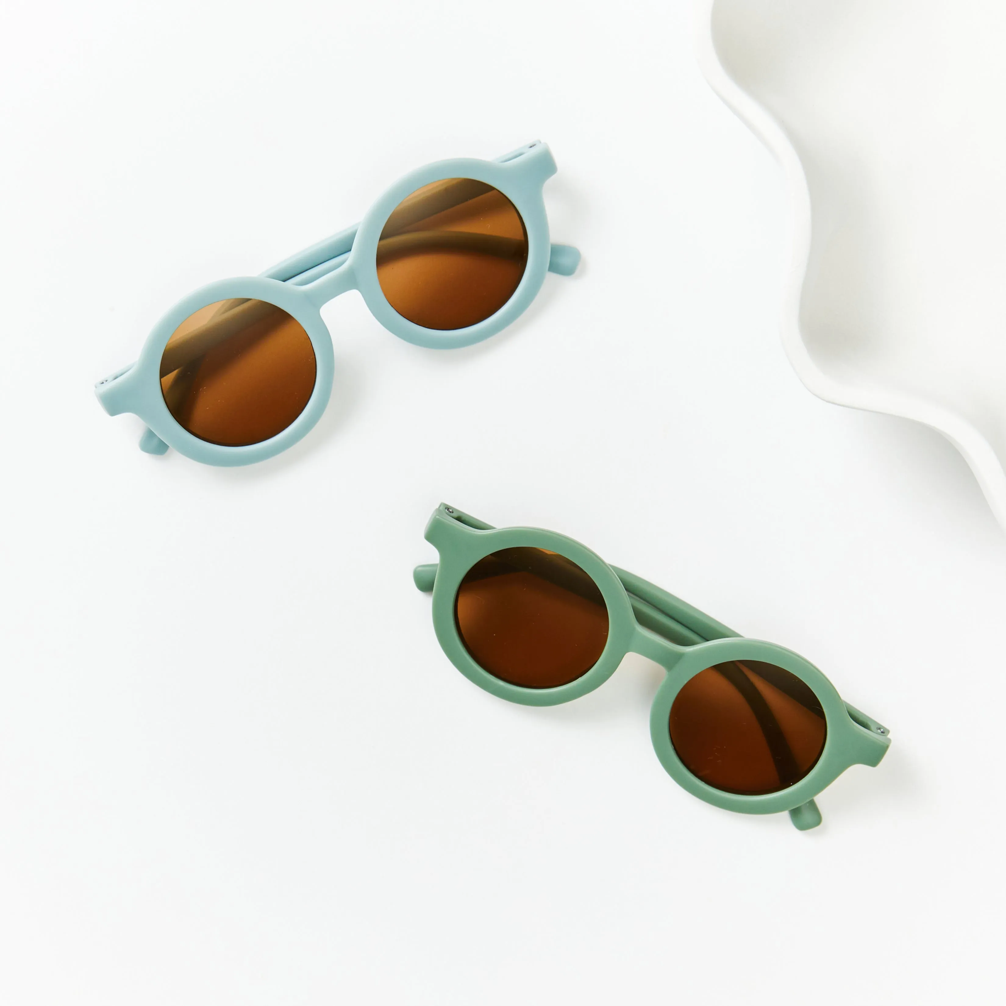 Sage Leopard Ava Baby Sunglasses