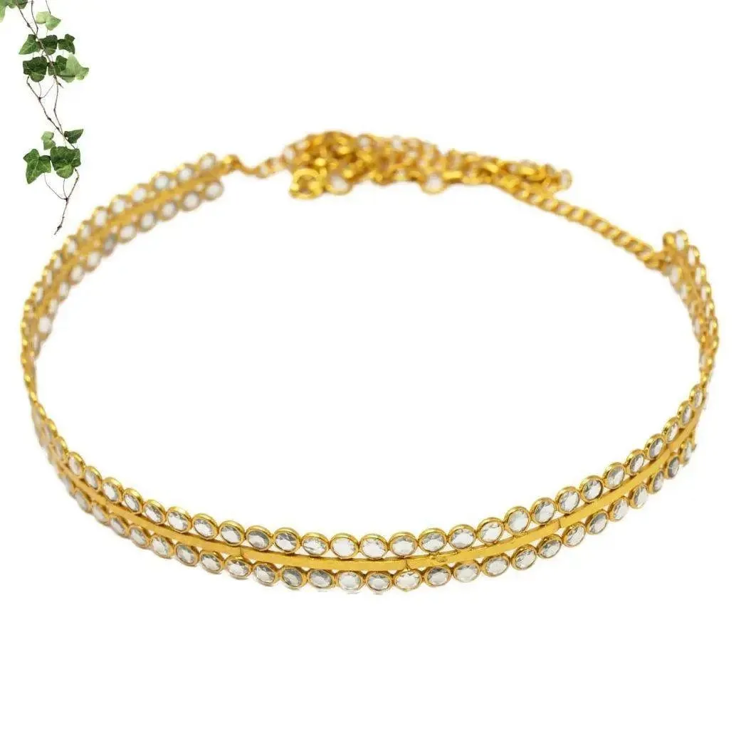 Secret Garden Silver Gold Plated Choker