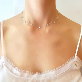 Solitaire Choker Necklace