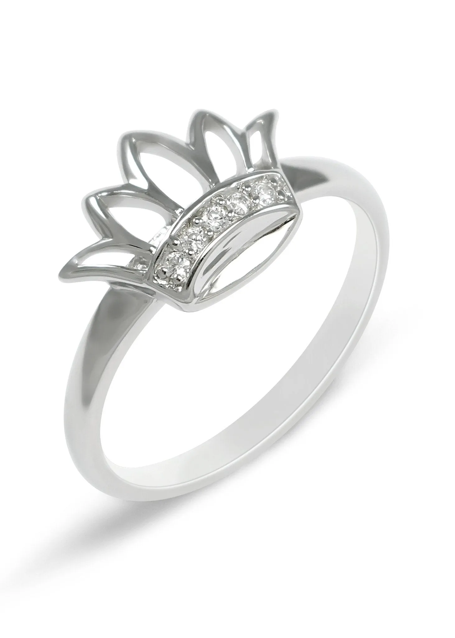 Sterling Silver Crown Ring