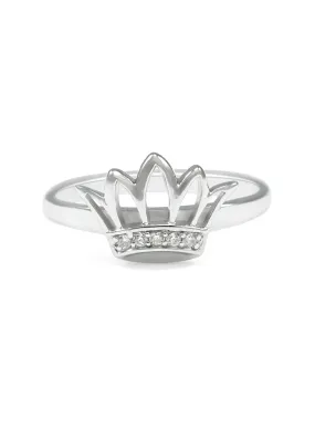 Sterling Silver Crown Ring