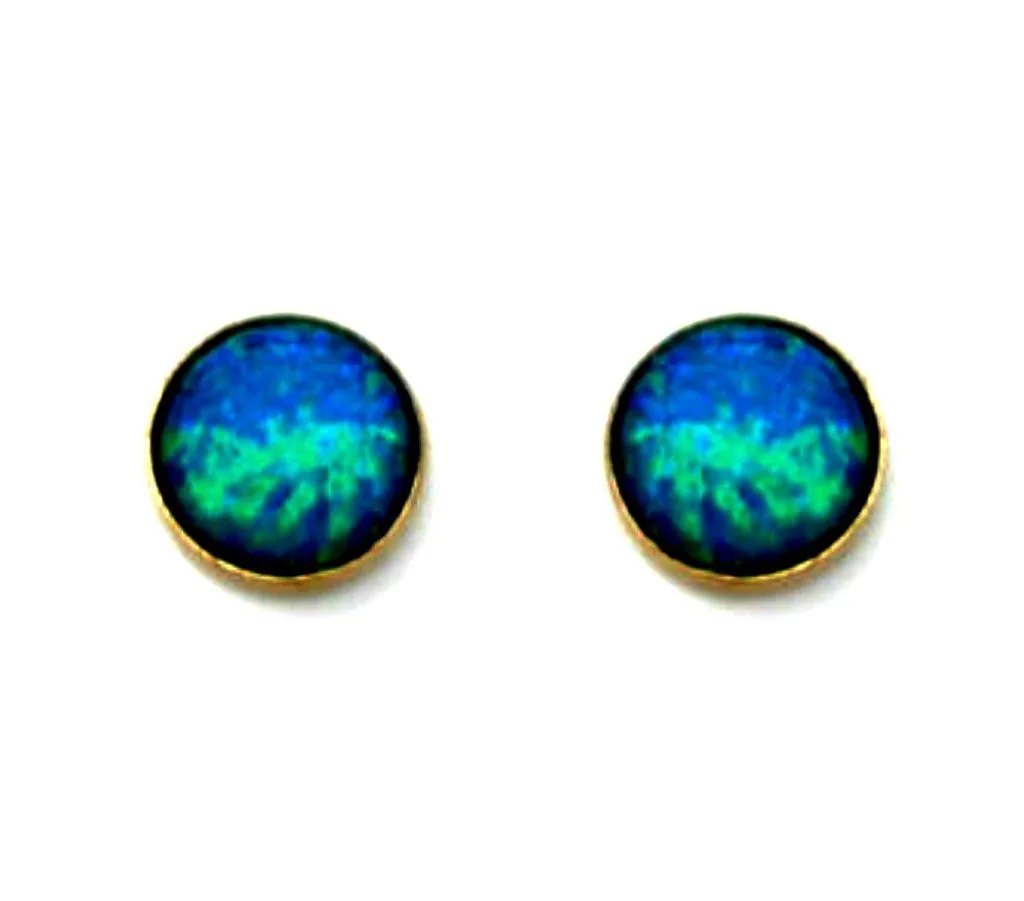 Stud Earrings Opal Israeli 9ct gold gorgeous earrings