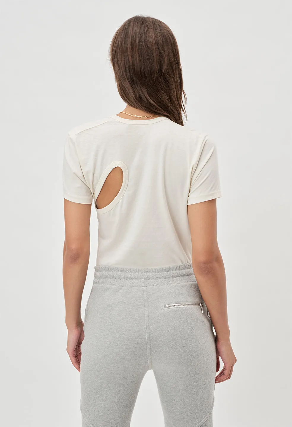 Supima Asymmetrical Tee / Birch