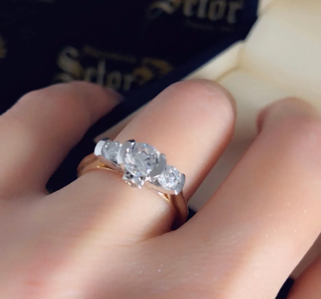 Trinity engagement ring ZER26